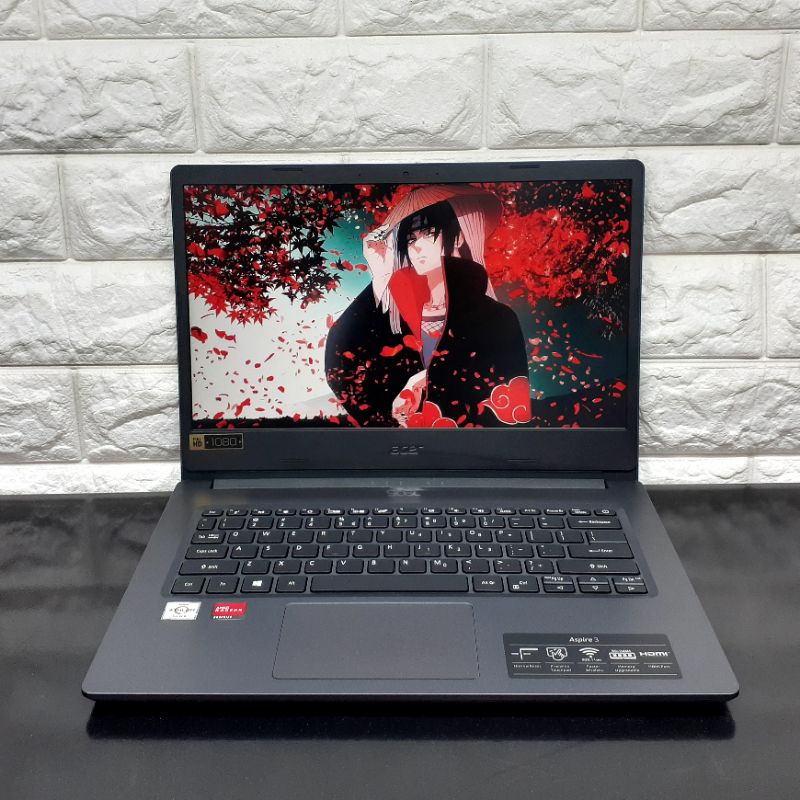 Laptop Acer Aspire 3 A314-22 Amd Athlon Silver 3050U Ram 4gb Ssd 256gb  FHD Mulus
