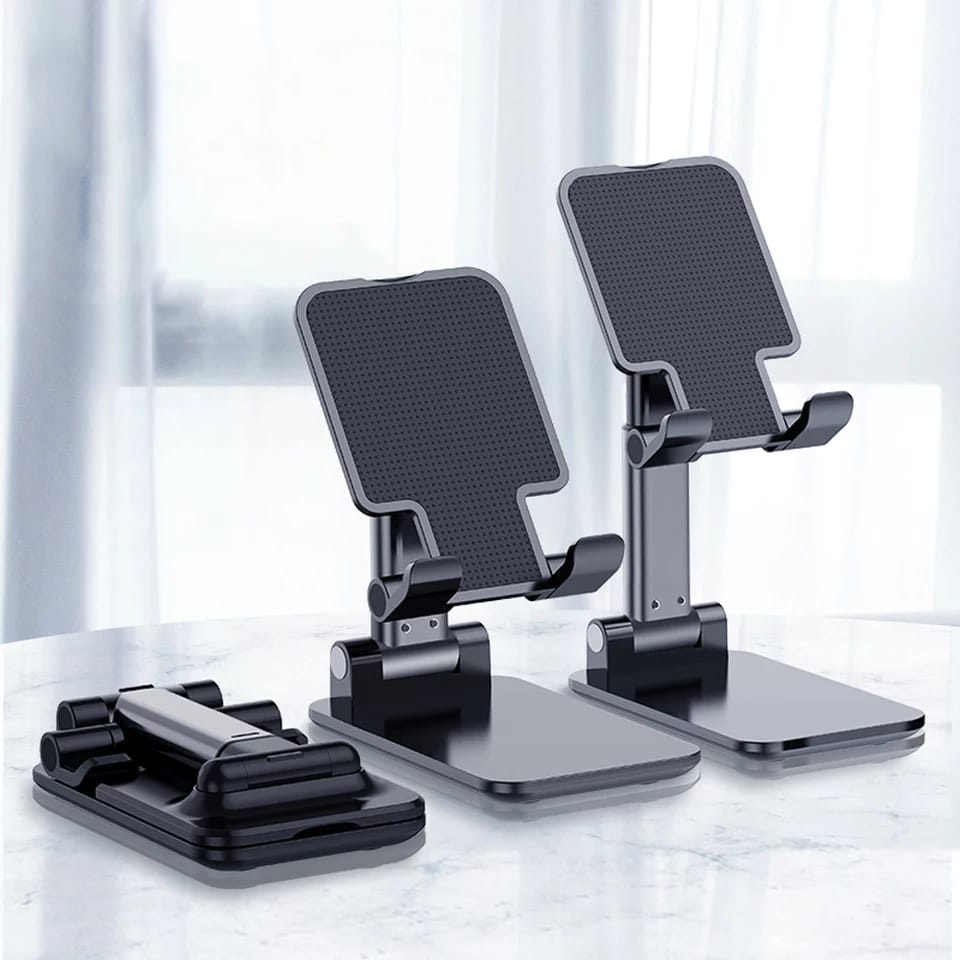 [Eike] - Folding Dekstop Phone Stand Holder HP /  Standing Hp Folding / Holder Phone / Dudukan  Hp