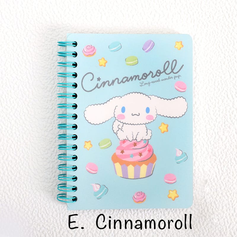 DIARY RING KECIL SANRIO MINI NOTEBOOK KUROMI MINIBOOK HELLOKITTY MEMO KECIL SNOPPY MEMO RING RING MINI BOOK RINGBOOK DIARY RING KARTUN LUCU CINAMOROLL DIARY BUKU CATATAN KECIL MY MELODY @banyak