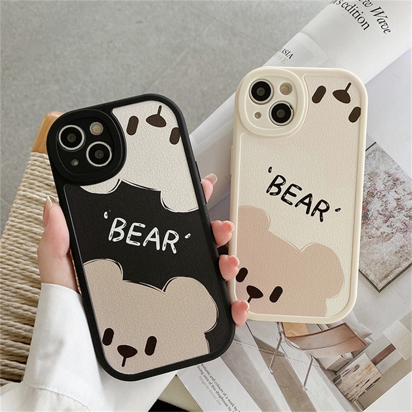 Soft Case Pelindung Bahan Silikon TPU Tahan Banting Untuk Phone Case Compatible For iPhone 14 13 12 11 Pro Xs Max XR X 7 8 6 6s Plus SE 2020 iPhone Art Love TPU Soft Silicone Precision Hole Ant-drop Shockproof Protection Casing Soft Case Phone Cas