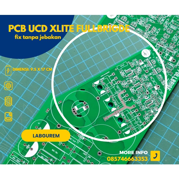 PCB AMPLIFIER CLASS D UCD XLITE FULLBRIGDE