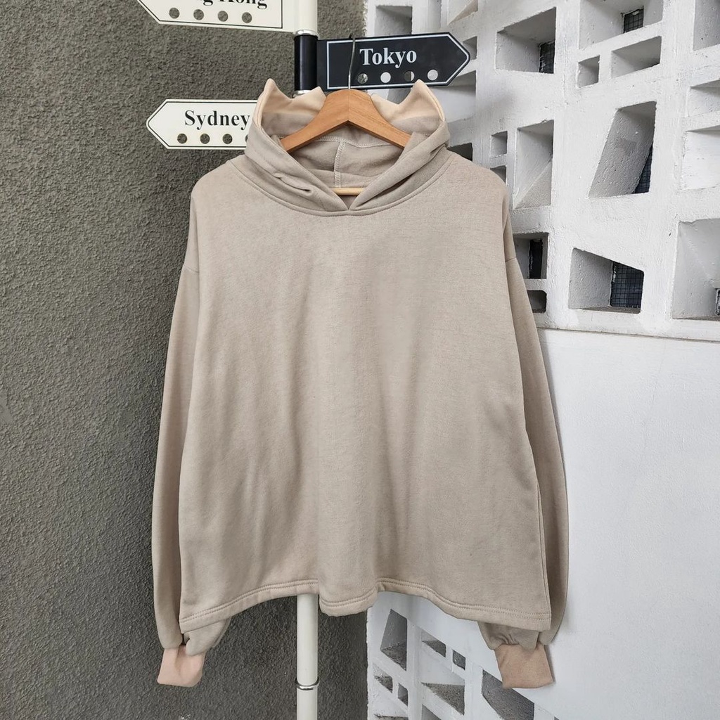 TIREX HOODIE NATURAL CUTE OVERSIZE - SWEATER WANITA BIG SIZE KOREAN STYLE