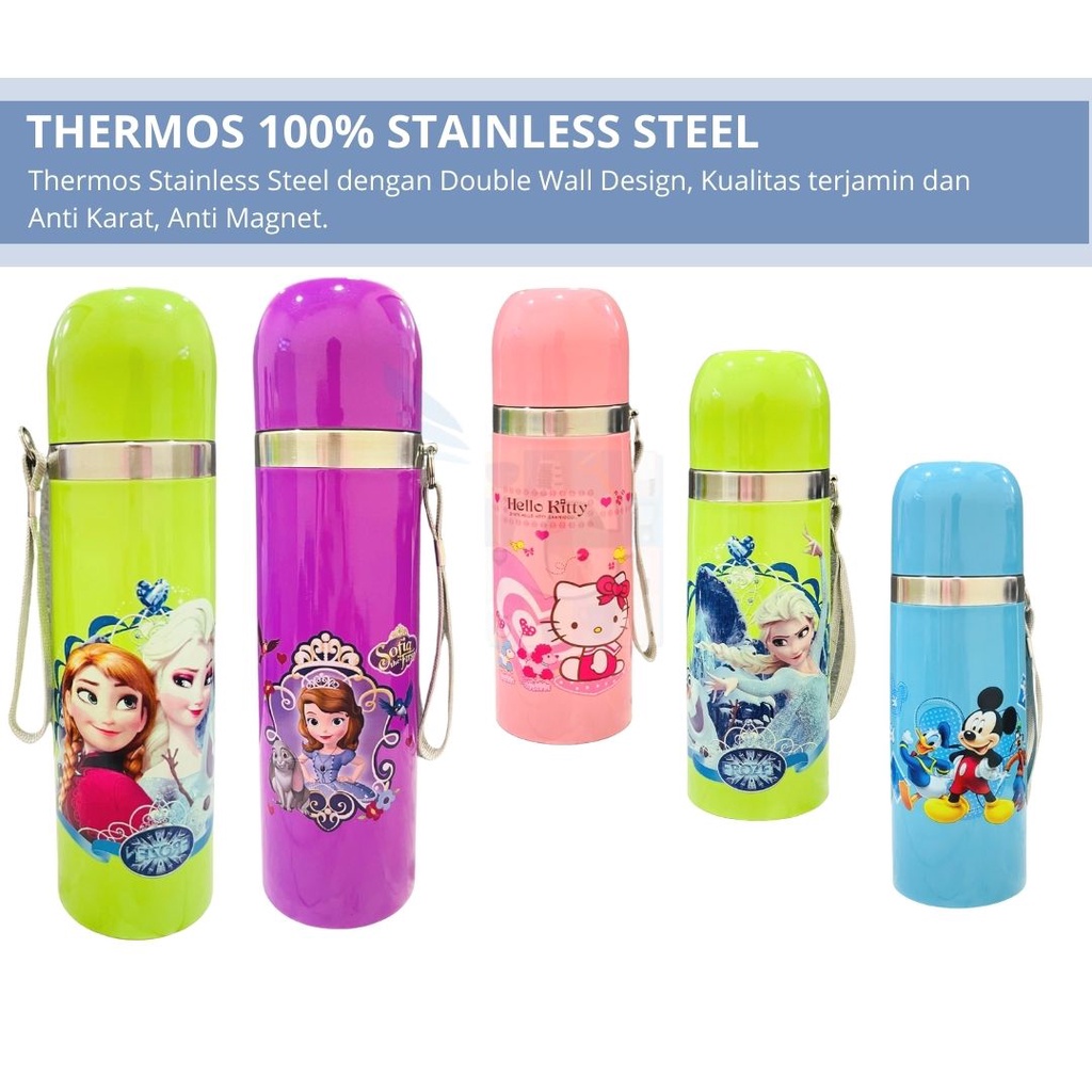 Thermos / Termos Air Panas Stainless Steel Karakter 304