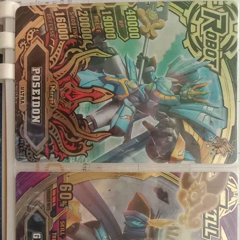 KARTU HERO OF ROBOTS POSEIDON SATU SET