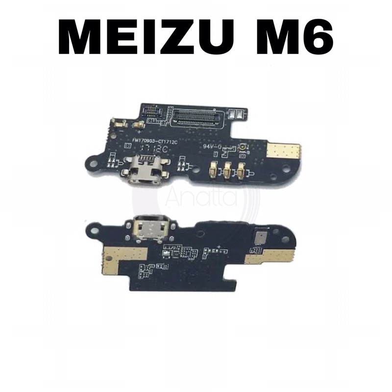 FLEXIBLE KONEKTOR CAS MEIZU M6 + MIC / FLEX KONEKTOR PLUG IN BOARD CON TC