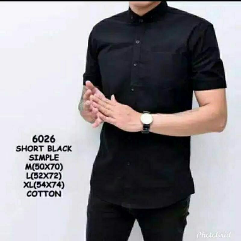 YANG LAGI HAITS KEMEJA PRIA BOYI TOP MAN LENGAN PENDEK CASUAL FORMAL KERJA