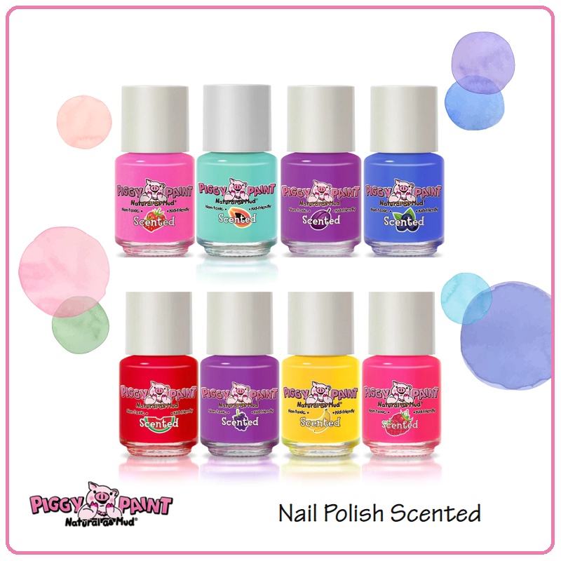 Piggy Paint Nail Polish Scented | Pewarna Kuku Anak