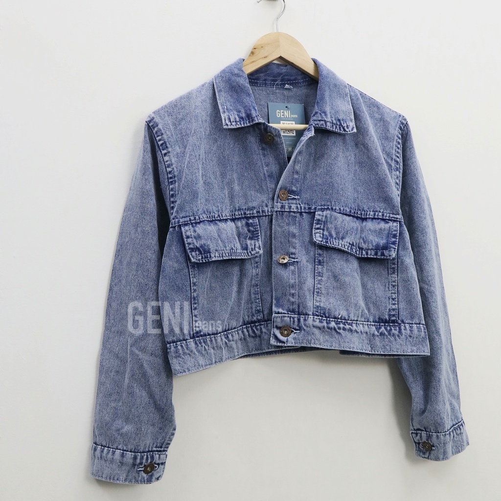 Carby flow jacket jeans wanita by Genijeans