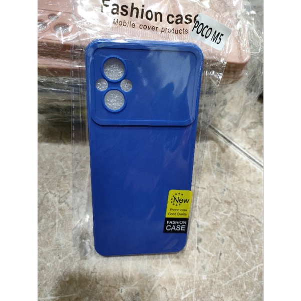 Softcase Poco M5  Silikon Casing Case Macaron Pelindung Pro Camera