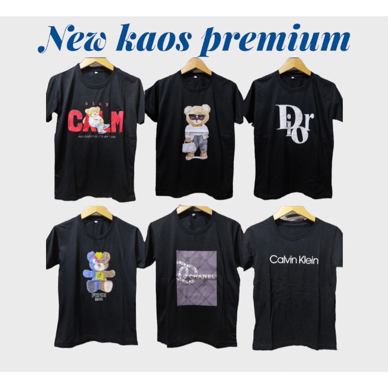 NEW KAOS COTTON 24S / KAOS CEWEK KAOS COWOK / KAOS MURAH