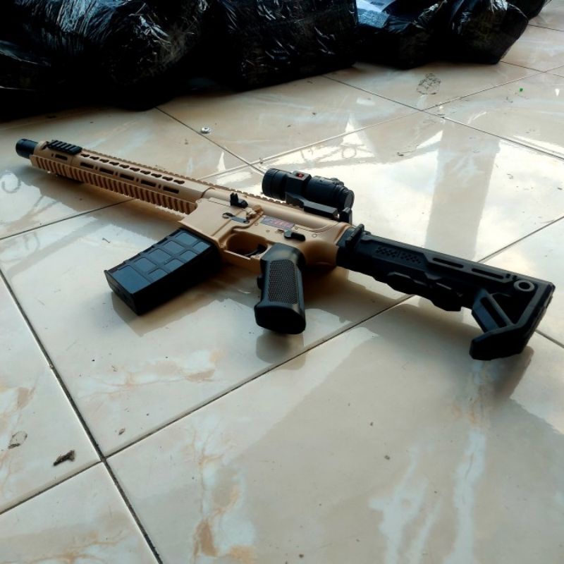 Mainan Tembak Tembakan Dcobra M416 -  Pistolan Spring Cobra Anak Laki Cowok