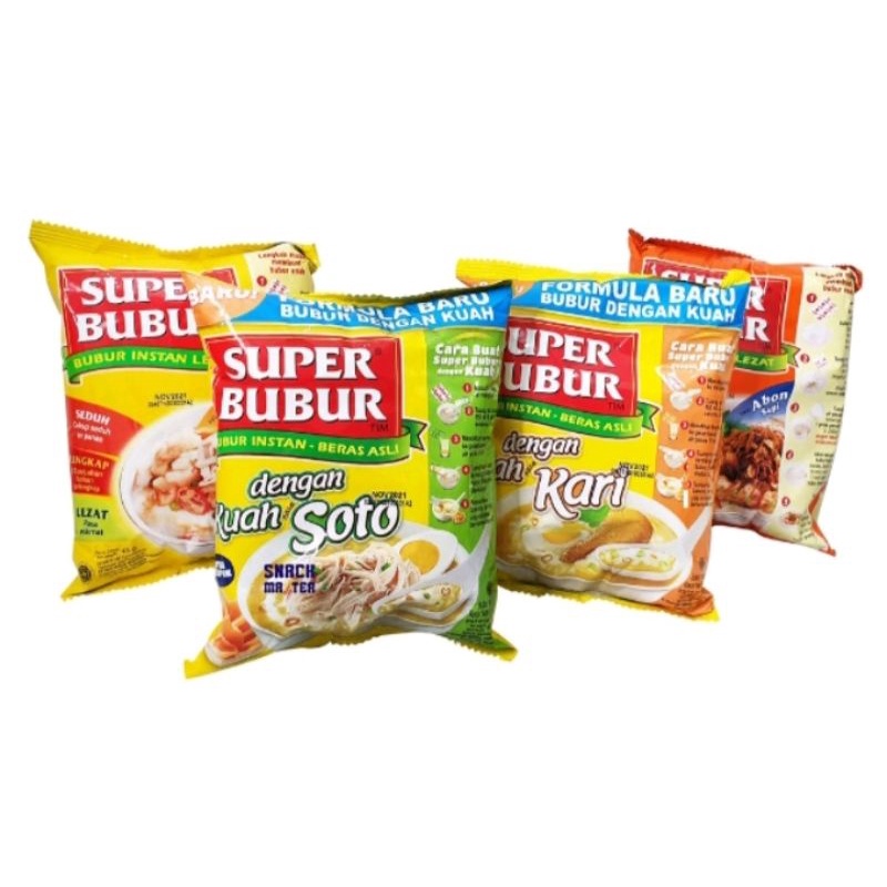 

Super Bubur Instan Single 46Gram All Varian Rasa