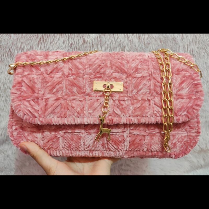 Tas Rajut Kanvas Plastik