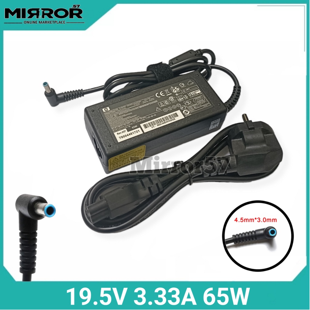 Adaptor Laptop HP 741727-001 740015-002 HSTNN-CA40 Charger Hp 19.5V 3.33A 65W