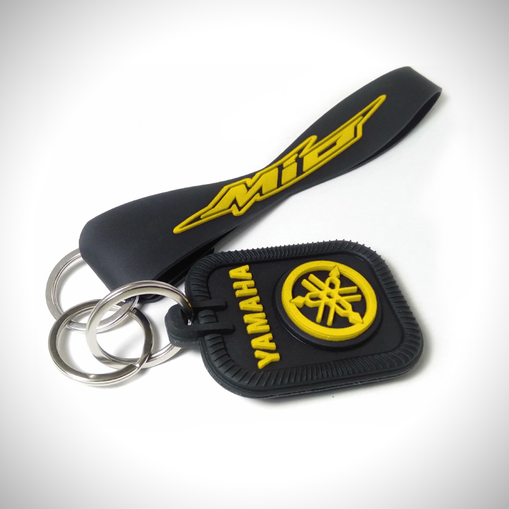 (NEW) GANTUNGAN KUNCI MOTOR MIO 3D RUBBER KEYCHAIN MIO