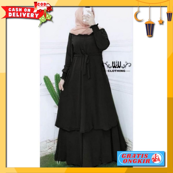 Baju Gamis Dres Syari Model Terbaru Games Gsmis Cewek Dewasa Perempuan Import Premium Remaja Pesta K