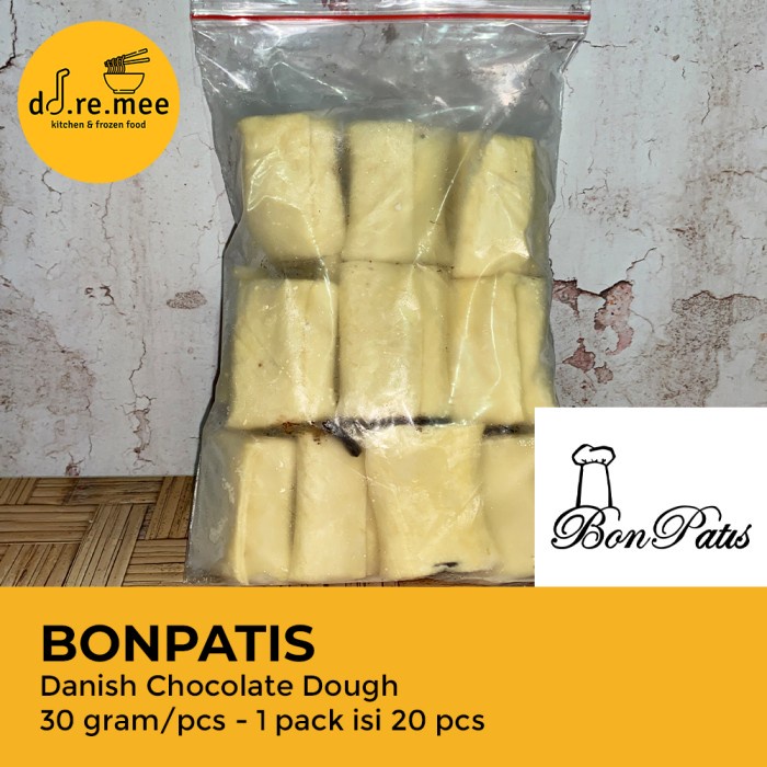 

Past Bonpatis - Danish Chocolate Dough 30Gr / Adonan Danish Coklat