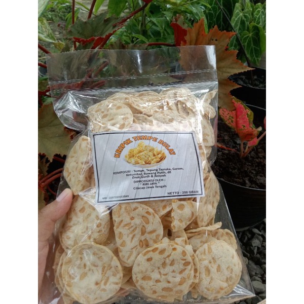 

kripik tempe bulat RJ kemasan 250gr