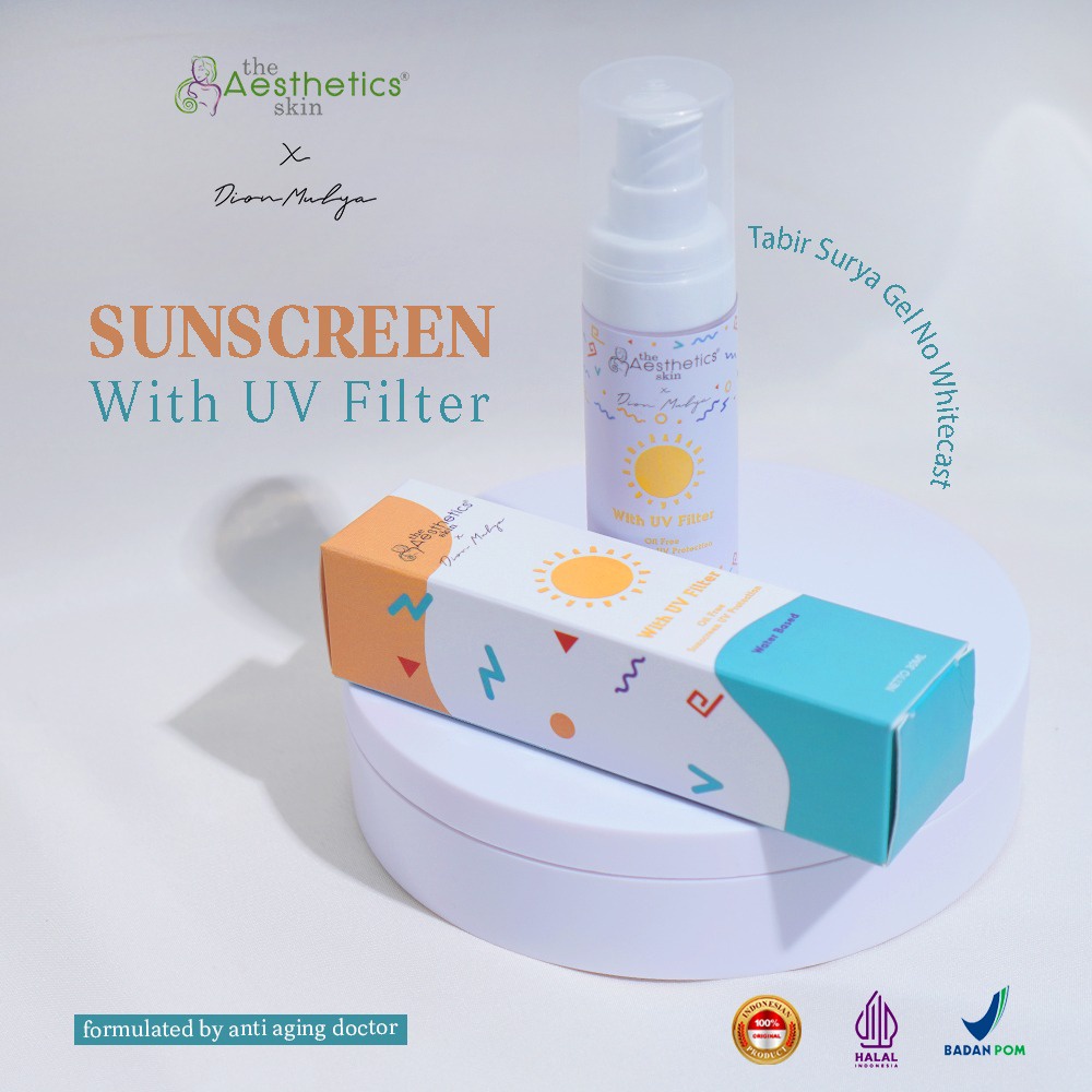 The Aesthetics Skin X Dion Mulya Oil Free Sunscreen UV Protection