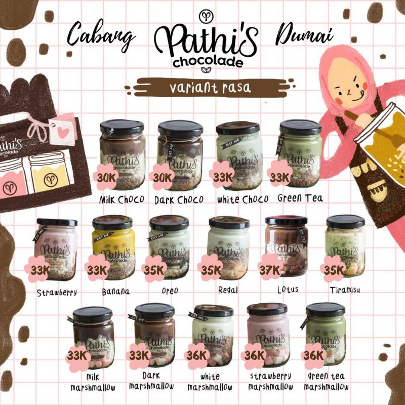 

Pathi's Chocolade 200 gr Coklat Lumer Crispy