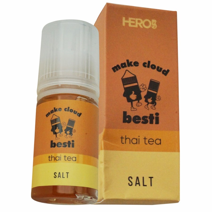 LIQUID BESTI THAI TEA SALTNIC 30ML 30MG BY HERO57 AUTHENTIC