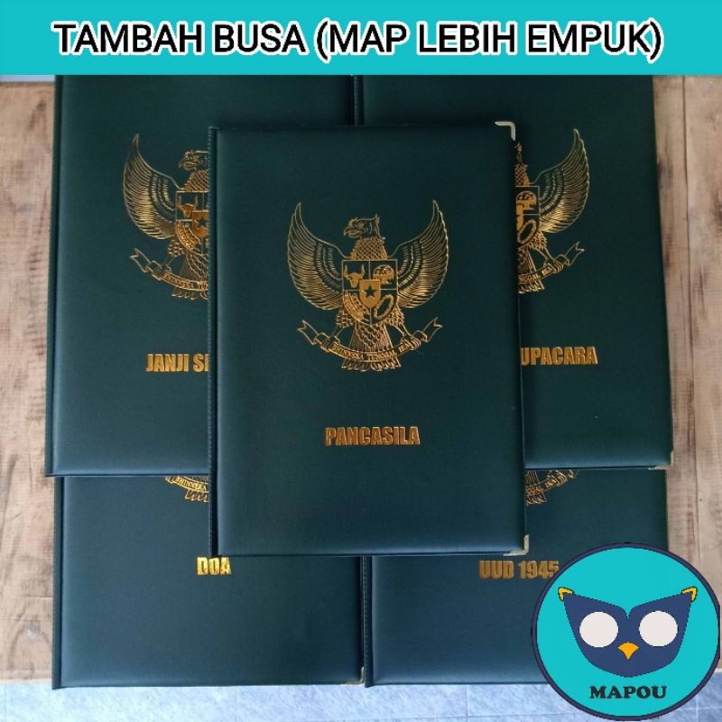 

MAP UPACARA (TAMBAH BUSA/EMPUK) HIJAU ARMY SATU SET