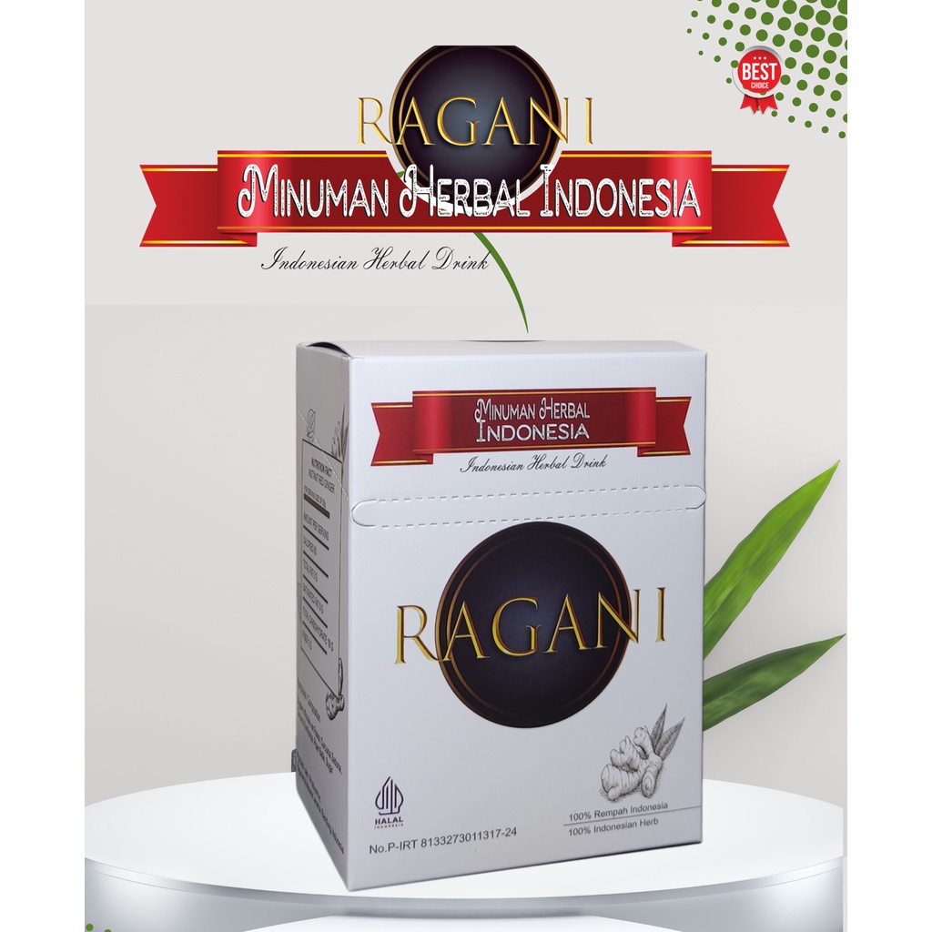 

Ragani Minuman Tradisional Herbal, Jahe merah,Temulawak,kunir putih instant, siap seduh dan praktis