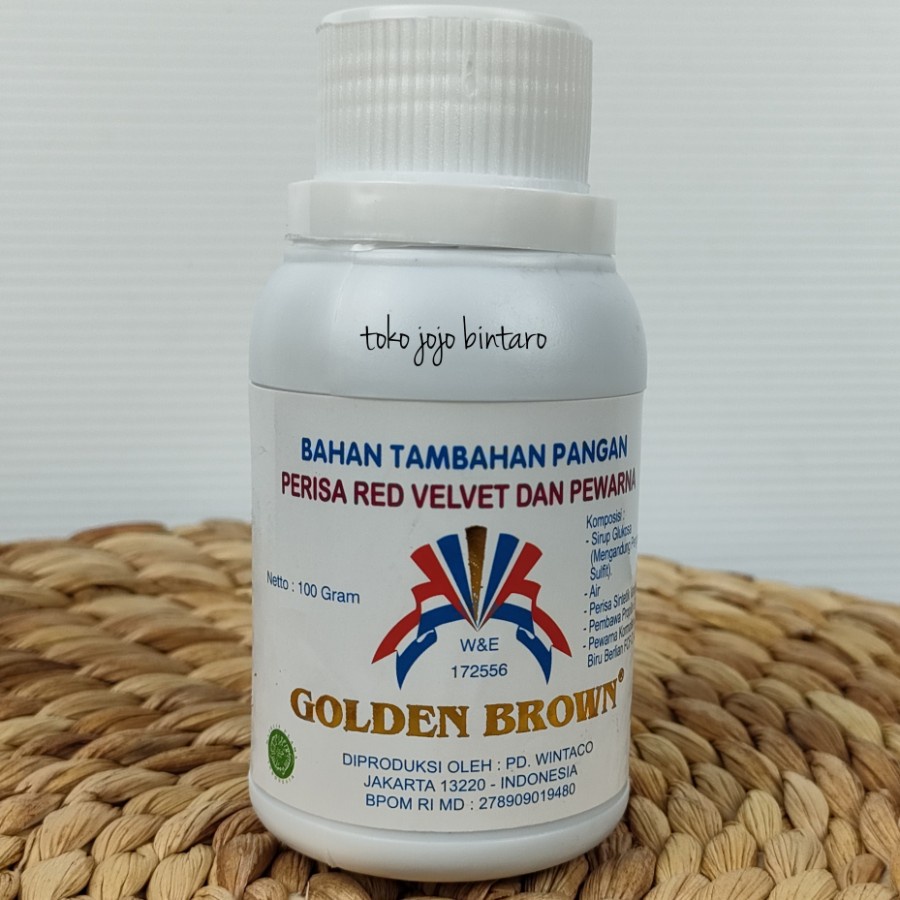 

GOLDEN BROWN PERISA RED VELVET 100 GRAM PASTA REDVELVET