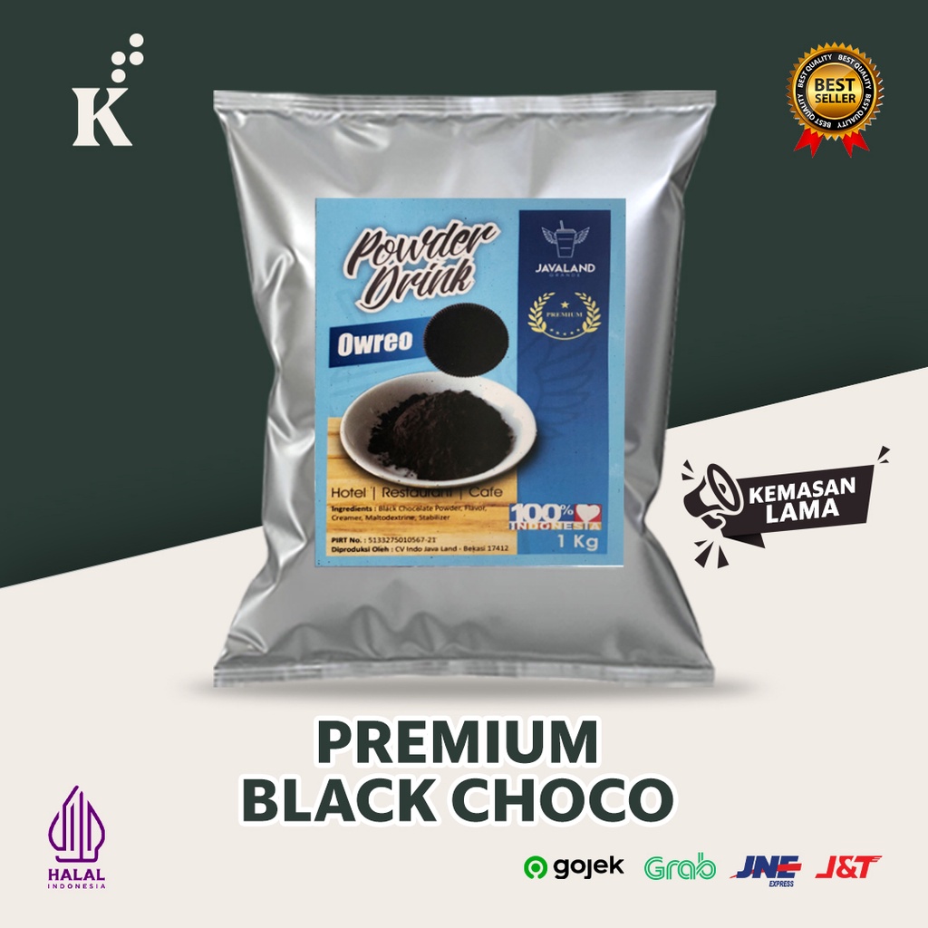 Bubuk Minuman Premium Black Choco Javaland Grande 1kg