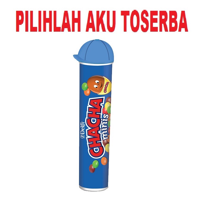 CHACHA MINIS Tube Milk Chocolate - ( HARGA 1 PCS )