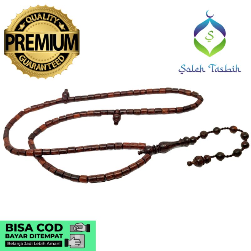 Tasbih Galih Asem Size 6mm, Isi 99 Butir