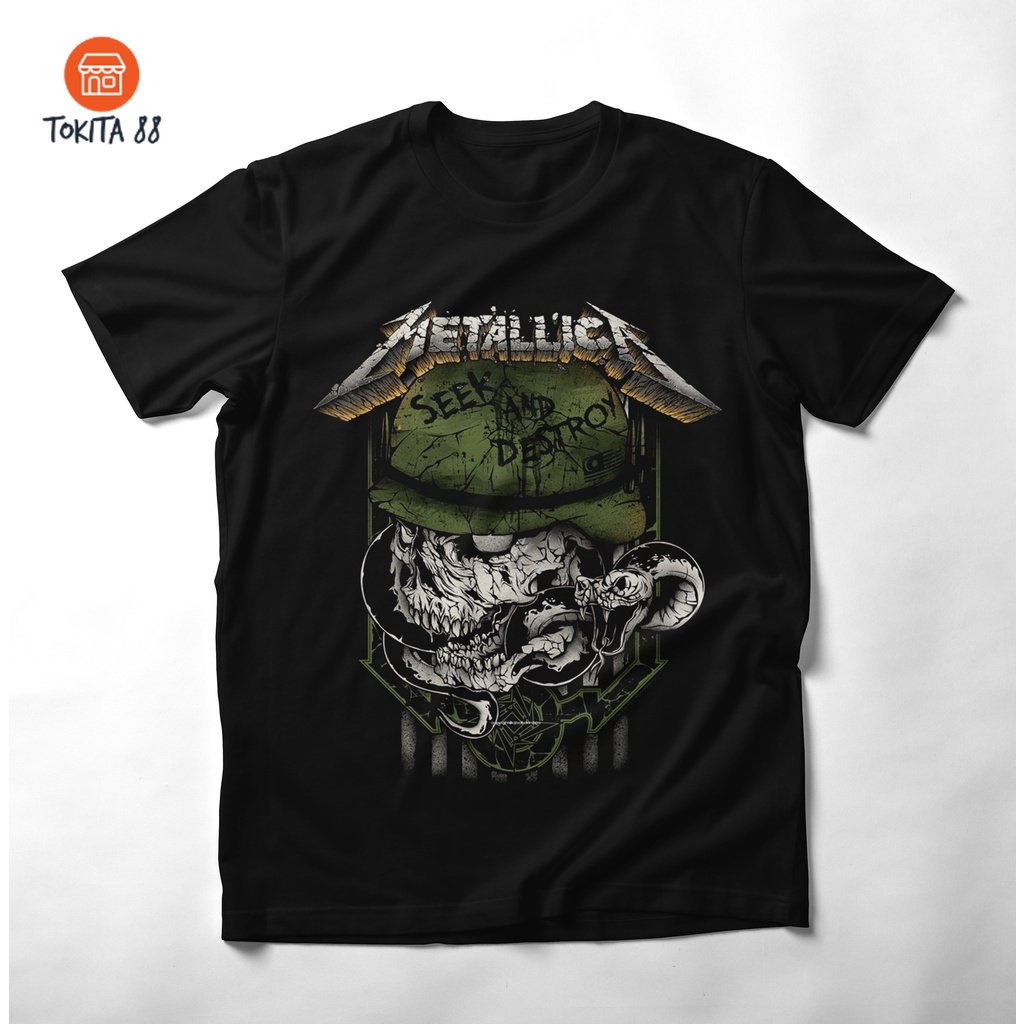 KAOS PRIA METALLICA SEEK AND DESTROY ORIGINAL DISTRO - KAOS METAL ORIGINAL - KAOS DISTRO ORIGINAL