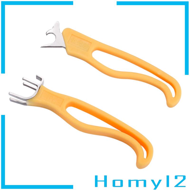 [HOMYL2] Pembuka Kasta Portabel Rumah Tangga Kenari Clip Plier Handheld Black