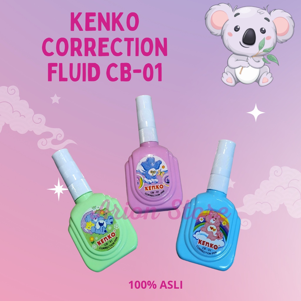 

[ARION STORE] Correction Pen Fluid CB-01 / KR-01 / UR-01 Kenko / Tip X cair Kenko [PCS]