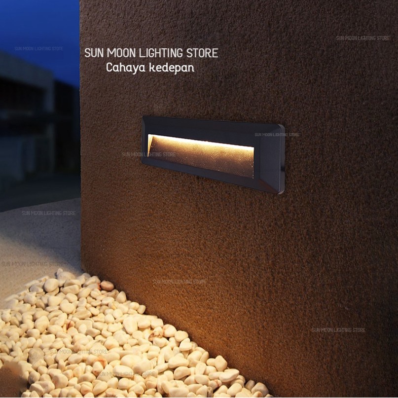 Lampu dinding tangga led outbow tempel indoor outdoor taman waterproof