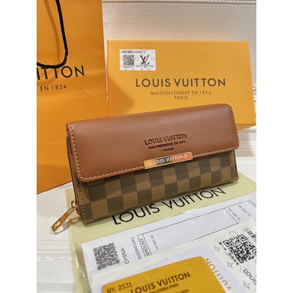 Dompet wanita plat besi premium + BOX + PAPERBAG