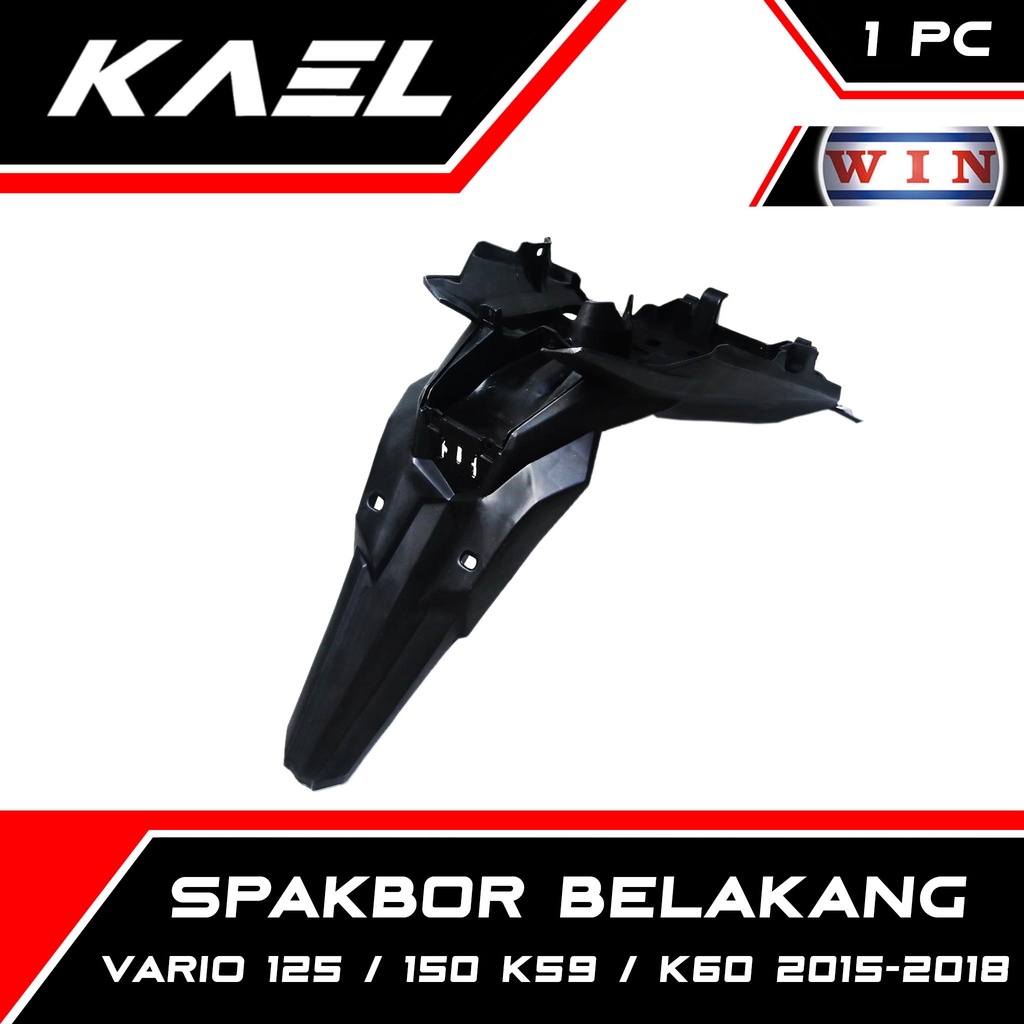 WIN Spakbor Belakang Honda Vario 125 150 eSP New LED K60 K59 2015 2016 2017 Spakboard Slebor Spak Bor Board Cecepet Buntut