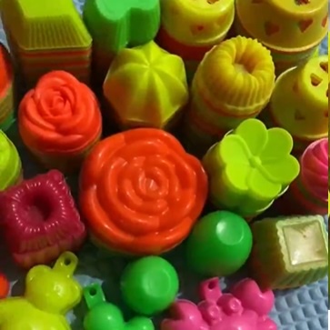 Cetakan Jelly Kue Puding Mini Cup Coklat Es Bolu Cetakan Nasi Plastik Bolu Kukus Beruang Kepiting Ku