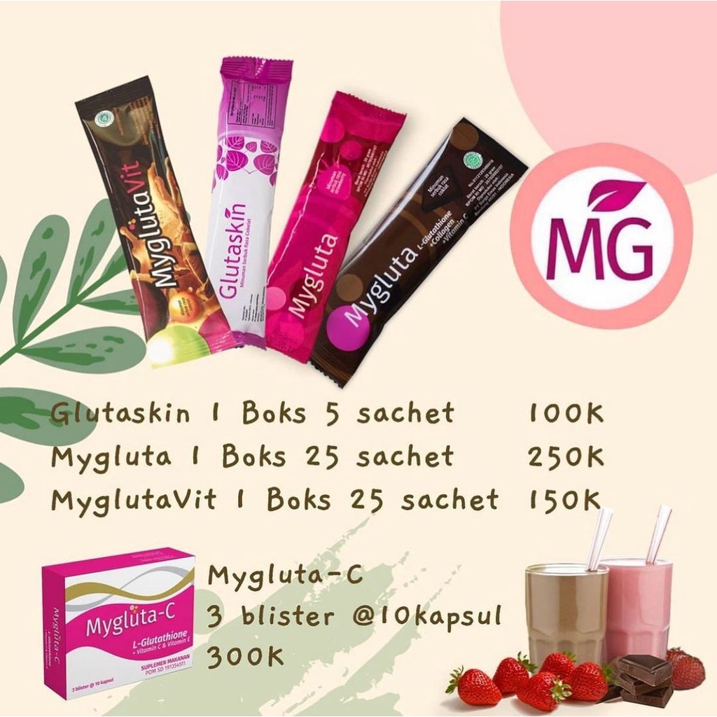 

Mygluta ( Eceran Sachet ) Minuman Collagen