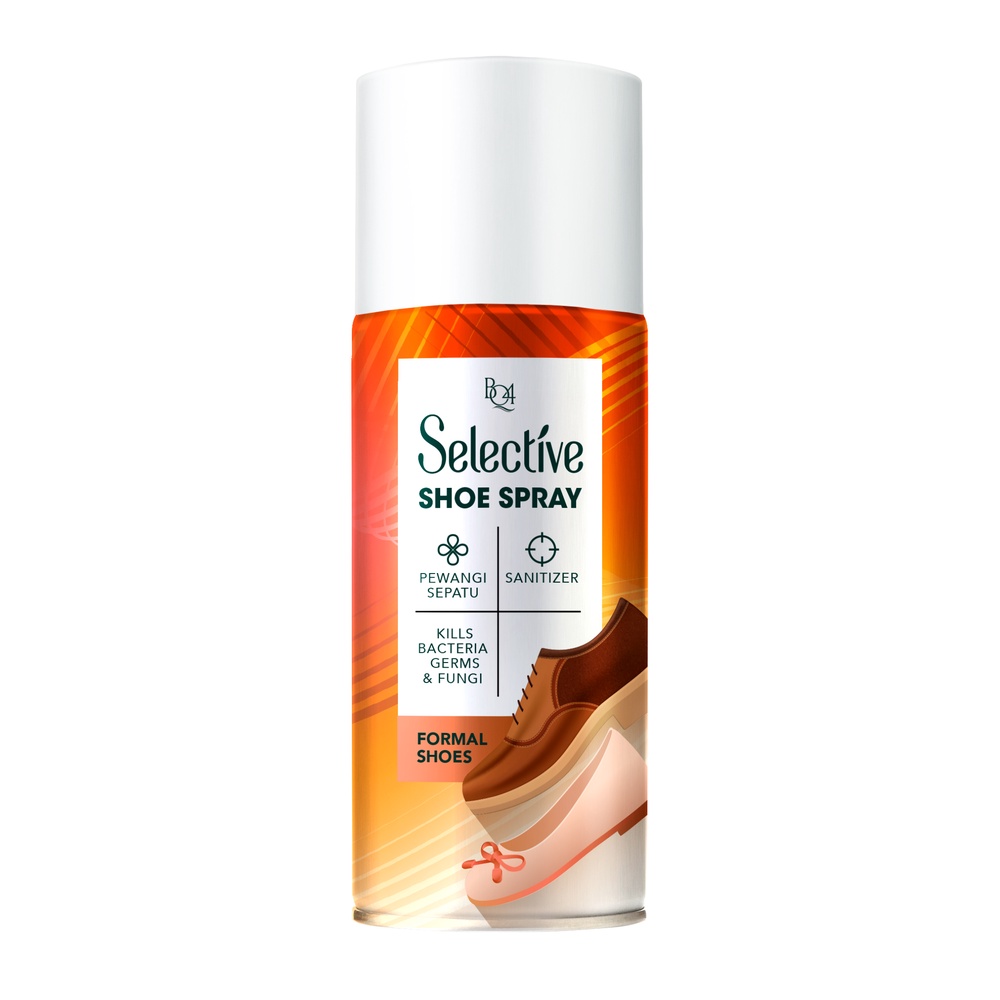 BQ4 Selective Shoe Spray / Pewangi pengharum Sepatu Olahraga Sendal anti bau anti jamur 150ml