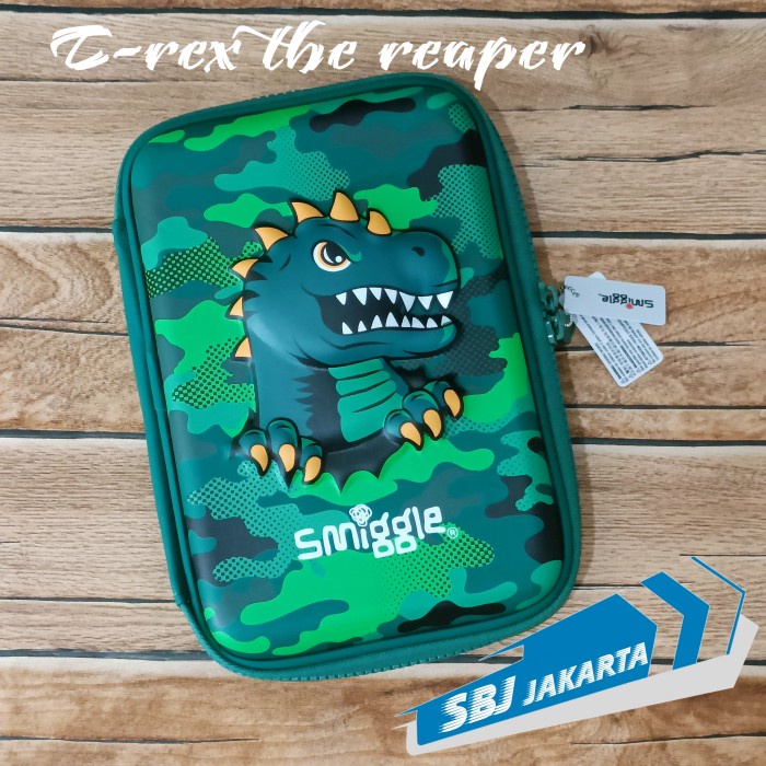 

Terlaris ✨ -Kotak Pensil Tempat Pensil Smiggle Original 3D EVA waterproof TREX - Trex the reaper- 2.1.23