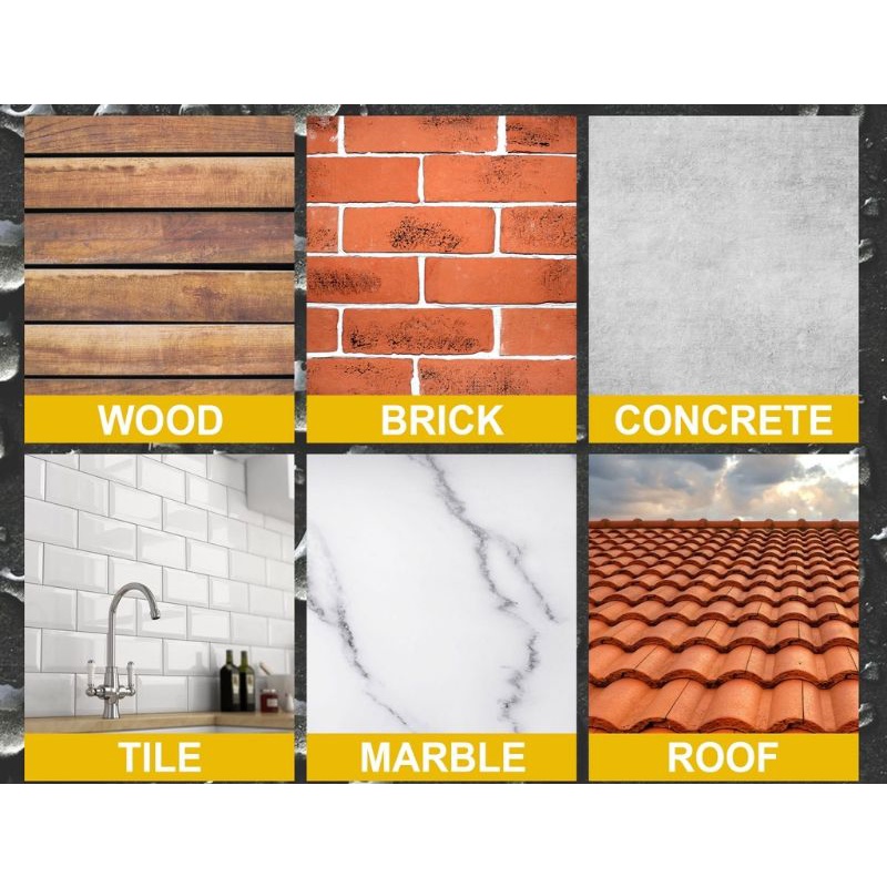 Lem Transparan Pelapis Anti Bocor beton dinding Extra kuat dan Cepat kering 1Kg - Golden Horse