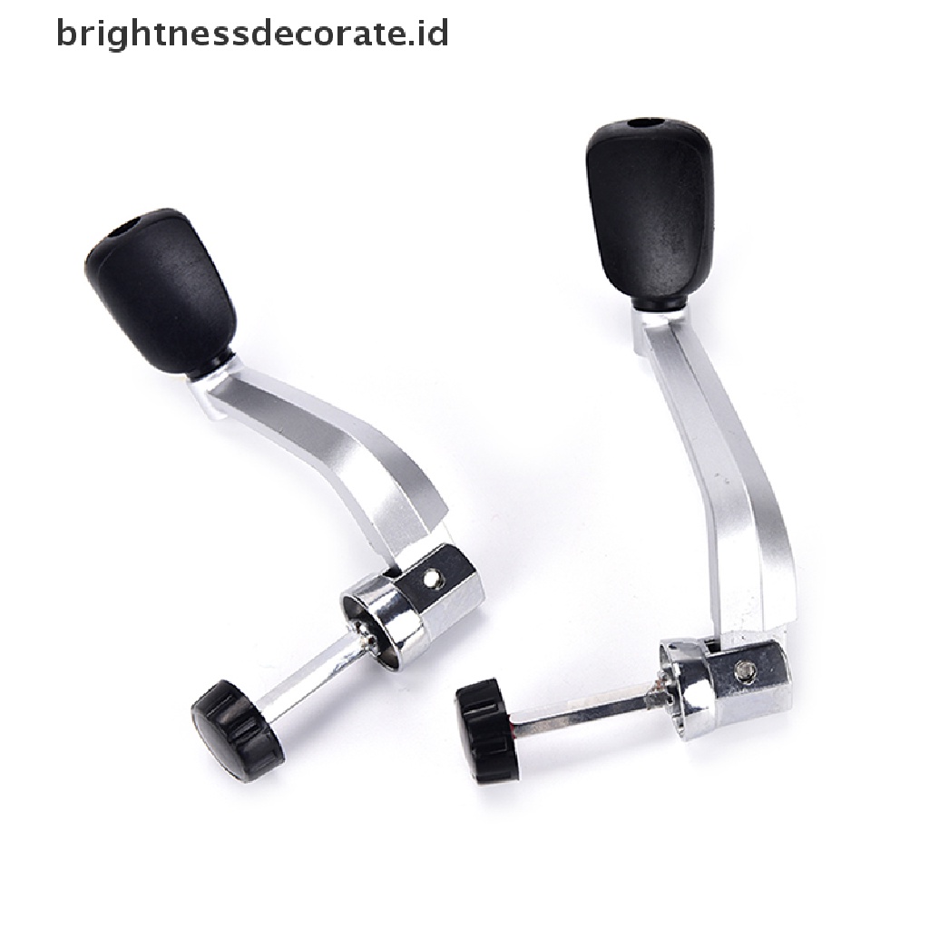 [Birth] Gulungan Pancing Gagang Keras power Plastik Hitam Engkol Engkol arm spinning reel [ID]