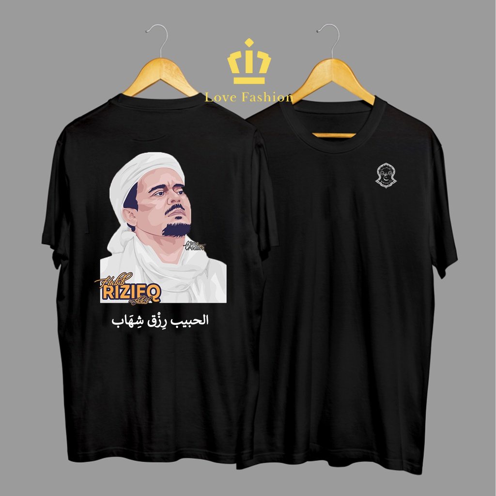 Kaos Tshirt Baju Distro Habib Rizieq Al Shihab Premium Terbaru