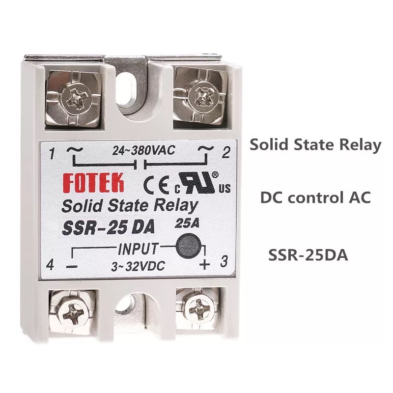 Solid State Relay SSR-10DA SSR-25DA SSR-40DA SSR-60DA 10A 25A 40A 60A SSR 10DA 25DA 40DA 60DA