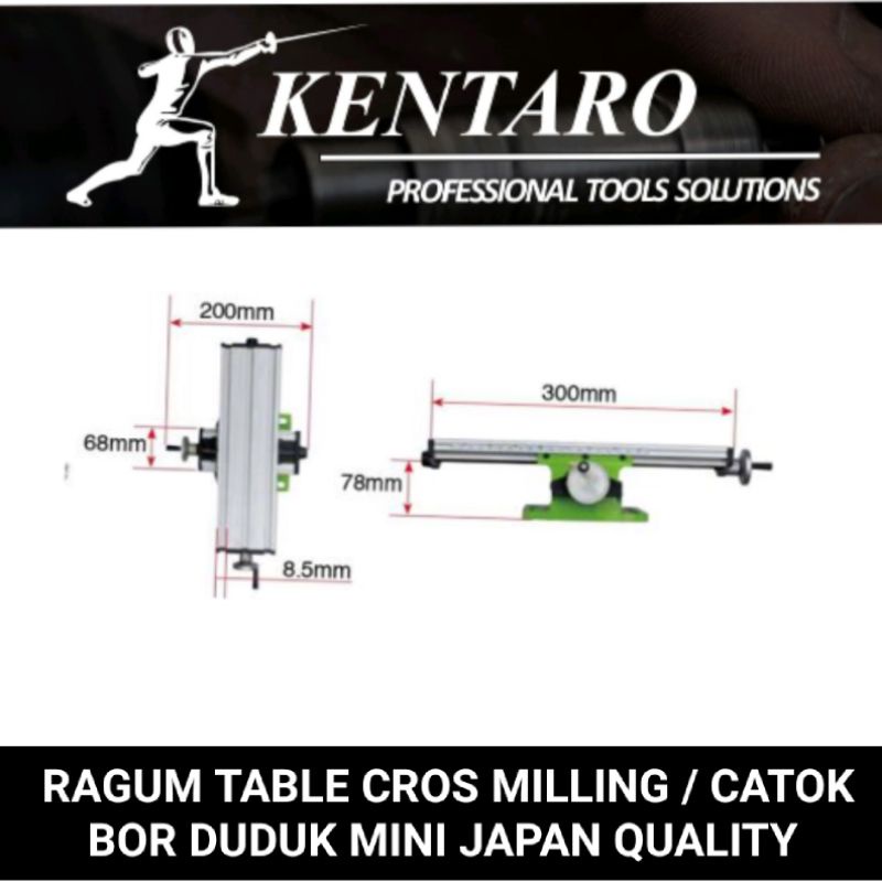 Ragum Table Cross Milling Bor Duduk Catok Bor Freeze Mini Cross Vise Adjustable kentaro