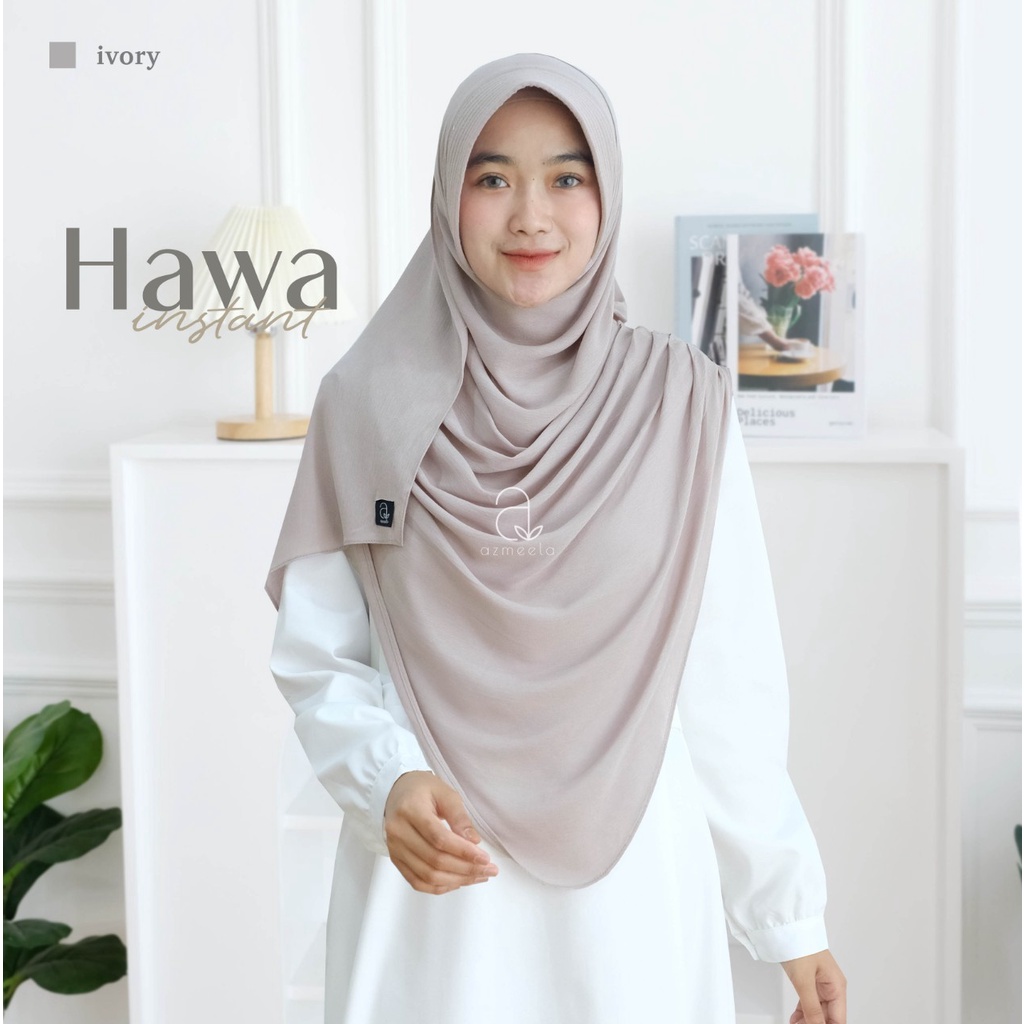 AZMEELA HAWA SHAWL PASMINA INSTAN KERUT DI BAHU