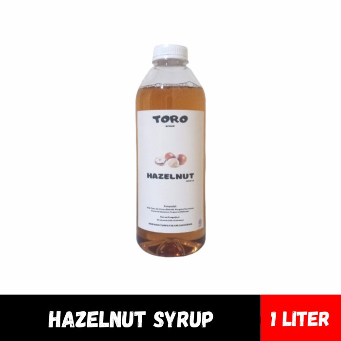 

HAZELNUT SYRUP 1000ML