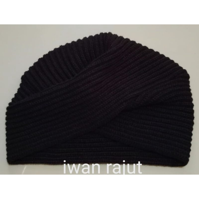 ciput rajut turban instan premium terbaru