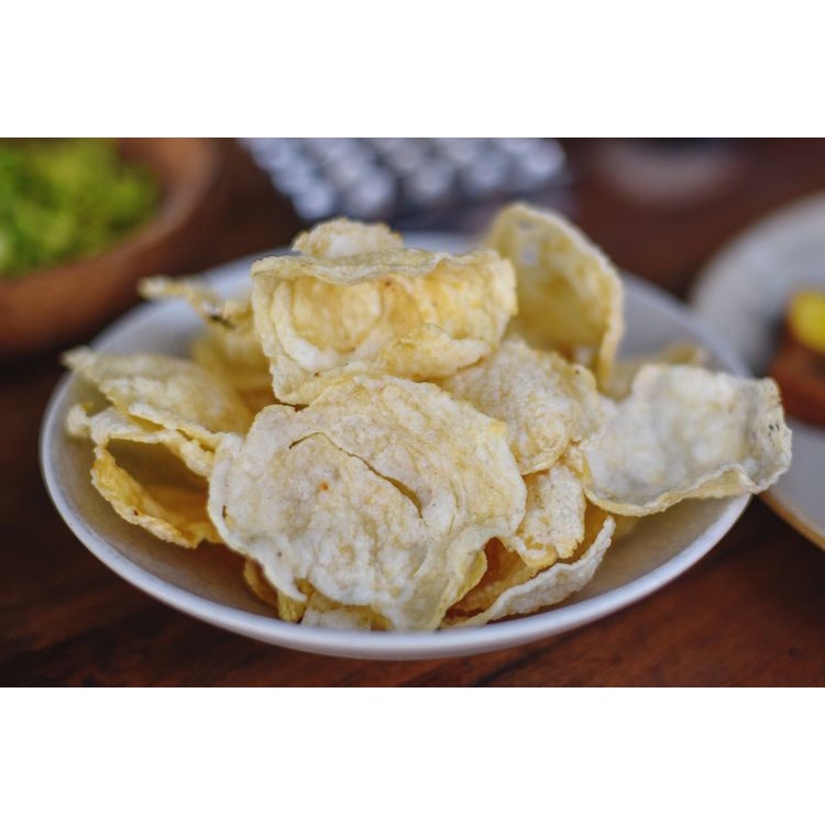 

Emping goreng asli cianjur renyah gurih 75 gr original/salt